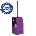 MERIDA STELLA VIOLET LINE toilet brush with a wall-mounted holder, violet